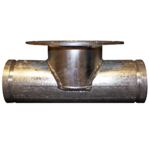 Fabricated Steel Hopper Tee