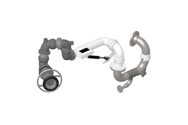 custom low profile rail loading arm